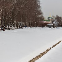 Парк "Кусково". Февраль. :: Борис Калитенко