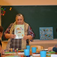 Нина Ивановна Мухлынина  о своей  уникальной росписи :: Татьяна Лютаева