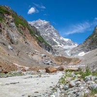 Ледник Чалаади. Сванетия, Грузия. :: Дина Евсеева