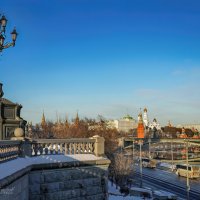 "Фонарь у Патриаршего моста. Московская оттепель"© :: Владимир Макаров