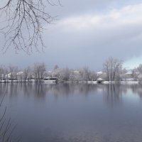 Предзимний день на пруду :: Сергей Кочнев