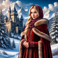 средневековая барышня. :: Mila 