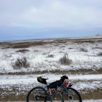 Велотуристы... Зимой. :: Георгиевич 