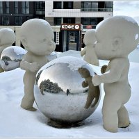 Замёрзший фонтан. :: Валерия Комова