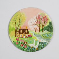 Ручеек. Картина на холсте на магните. :: Ольга Бекетова