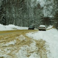 грязь  снег  лес   гора :: Владимир 