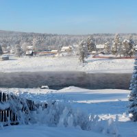 Зимняя река :: елена беликова