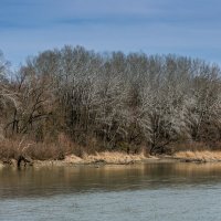 Март, река Кубань :: Игорь Сикорский