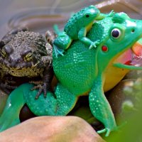 Жаба с лягушкой. :: ВикТор Быстров