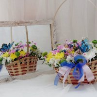 Корзина весеннего настроения :: Ирина Баскакова