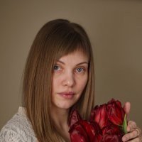 Красные тюльпаны. :: Алексей Копцев 