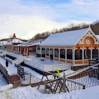 Кафе на городском пляже :: Сергей Карачин