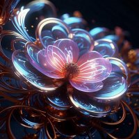 фрактальные цветы ии. :: Mila 