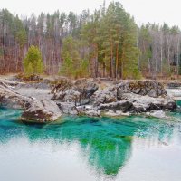 Голубые озера Алтая :: Галина Нестратова