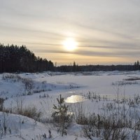 Зимний восход. :: ВикТор Быстров