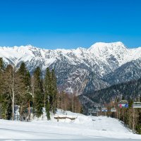 Горнолыжный комплекс Лаура, Красная поляна. :: Дина Евсеева