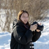 Девушка-фотограф :: Александр Синдерёв