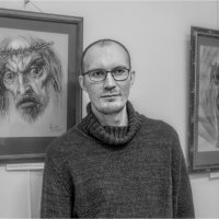 Питерский художник Евгений Бижганов (20.03.1983 - 10.03.2026). :: Александр Максимов Питерский художник Евгений Бижганов (20.03.1983 - 10.03.2026). :: Александр Максимов