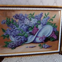 Вышивка "Сирень в шляпе". :: Люба 