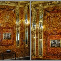 Жемчужина Екатерининского дворца - Янтарная комната :: Татьяна Машошина