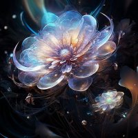 фрактальные цветы ии :: Mila 