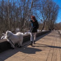 Пргулки в Весеннем Парке :: юрий поляков Пргулки в Весеннем Парке :: юрий поляков