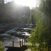 каскадный водопад :: Галина R...