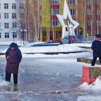 Март...Вброд только в резиновых сапогах! :: Владимир 