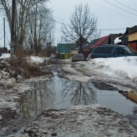 Март 2026. Распутица. Окраина города. :: Михаил Полыгалов