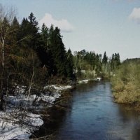 Ещё не весь снег растаял :: Людмила Смородинская Ещё не весь снег растаял :: Людмила Смородинская