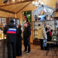 Интерьер с витражами Музея Шоколада :: Татьяна Лютаева