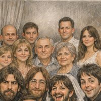 Юмор  от ИИ   *The Beatles :: ujgcvbif 