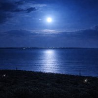 Ночь над Волгой :: Евгений Анисимов Ночь над Волгой :: Евгений Анисимов