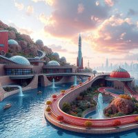 Проект. «Конец 21 века. Новые города ближайшего будущего» (9) :: Игорь Питерский