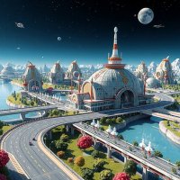 Проект. «Конец 21 века. Новые города ближайшего будущего» (15) :: Игорь Питерский