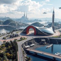 Проект. «Конец 21 века. Новые города ближайшего будущего» (16) :: Игорь Питерский