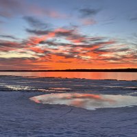 весенний закат :: Galina 