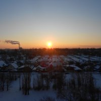 индустриальный закат :: Елена Шаламова