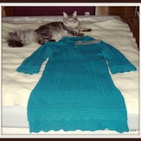 Вязаное платье - ручная работа :: Liudmila LLF