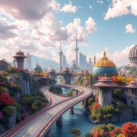 Проект. «Конец 21 века. Новые города ближайшего будущего» (38) :: Игорь Питерский