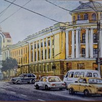 Дом Союзов. на открытке. Саранск. :: ИРЭН@ .