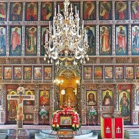 Иконостас в храме преподобного Сергия Радонежского :: Лидия Бусурина
