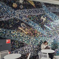 Фрагмент мозаики на космическую тему в «Матрешке» :: Татьяна Машошина