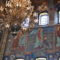 Центральное место в оформлении северной стены занимает мозаика «Хождение по водам» :: Татьяна Машошина