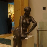 Эмилио Греко / Большая сидящая фигура / 1973 / дар автора 1980 :: zavitok *