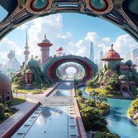 Проект-2. "Фантастическая и красочная инфраструктура к концу 21 века."(15) :: Игорь Питерский