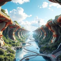 Проект-2. "Фантастическая и красочная инфраструктура к концу 21 века."(17) :: Игорь Питерский