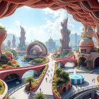 Проект-2. "Фантастическая и красочная инфраструктура к концу 21 века."(22) :: Игорь Питерский