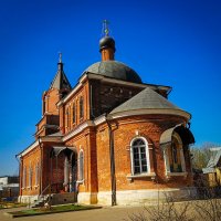 ХРАМ преподобного СЕРГИЯ РАДОНЕЖСКОГО В БУСИНОВЕ. :: Александр Дмитриев