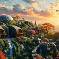 Проект-3. "Малые поселения. Природа. Новая жизнь. Реализация 2030-50гг.." (3) :: Игорь Питерский